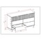 Manhattan Comfort Granville 55.07 Double Wide Dresser in White DR-5031 - alternate 6